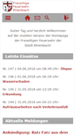 Mobile Screenshot of feuerwehr-rheinbach.de